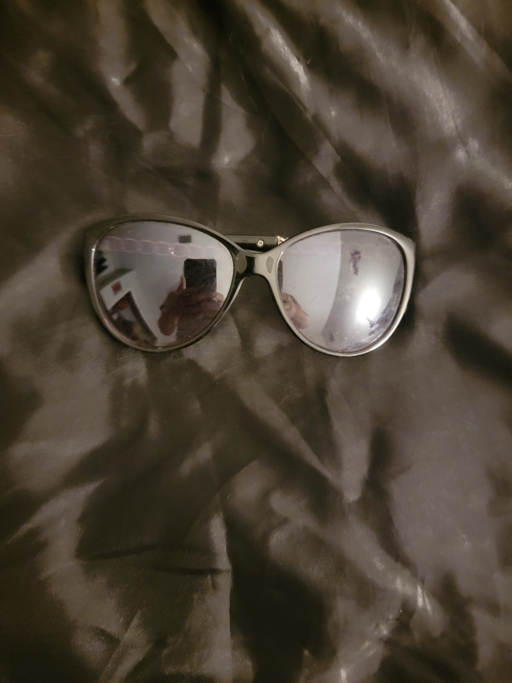 SHEIN Black Oversized Women's Sunglasses